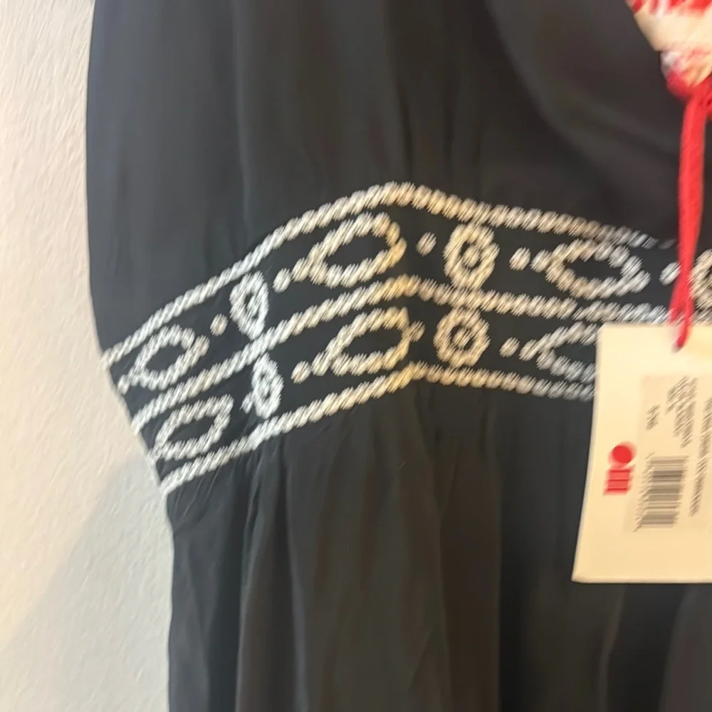 SOLID & STRIPED Black Sleeveless Midi Sundress - Picture 4 of 4